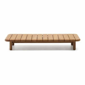 Stolik ogrodowy z litego drewna tekowego 70x140 cm Turqueta – Kave Home obraz