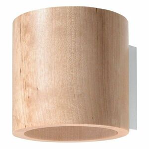 Drewniany kinkiet Nice Lamps Roda obraz