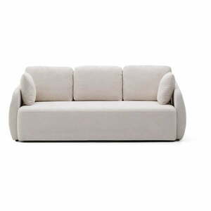 Kremowa rozkładana sofa z tkaniny szenilowej 225 cm Laira – Kave Home obraz