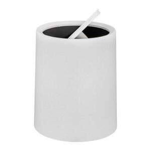 Biały kosz na śmieci Wenko Atri, 6 l obraz