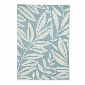 Niebieski dywan 120x170 cm Sorral Leaves – Catherine Lansfield obraz