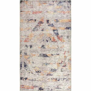 Biało-beżowy chodnik odpowiedni do prania 200x80 cm – Vitaus obraz