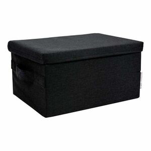 Tekstylny pojemnik z pokrywką – Bigso Box of Sweden obraz