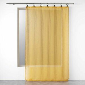 Żółta firanka z woalu 140x240 cm Linka – douceur d'intérieur obraz