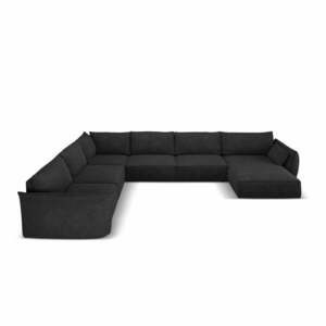 Ciemnoszary narożnik (lewostronny) Vanda – Mazzini Sofas obraz