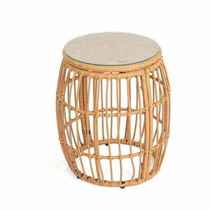 Okrągły stolik ogrodowy ze sztucznego rattanu ø 47 cm Vistdal – Bonami Essentials obraz