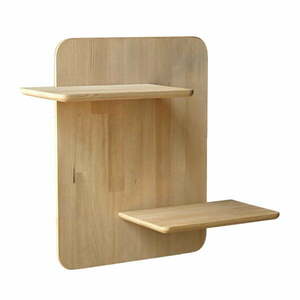 Wielopoziomowa półka z litego drewna dębowego 66 cm Matilda – Kalune Design obraz