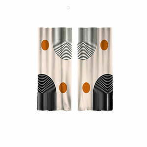 Beżowe zasłony zestaw 2 szt. 140x260 cm – Mila Home obraz