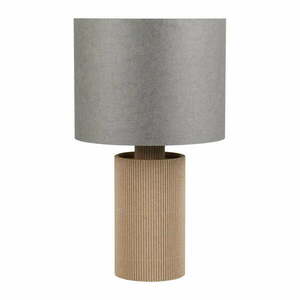 Szaro-beżowa lampa stołowa (wysokość 28 cm) Canio – Trio obraz