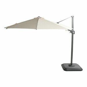 Beżowy parasol Hartman Deluxe, ø 350 cm obraz