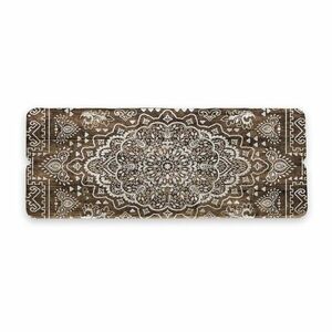 Wieszak ścienny z drewna sosnowego Tierra Bella Mandala, 50x20 cm obraz