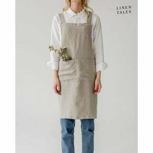 Lniany fartuch Crossback – Linen Tales obraz