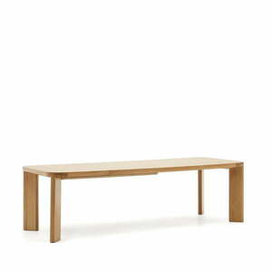 Rozkładany stół z blatem w dekorze dębu 100x200 cm Jondal – Kave Home obraz