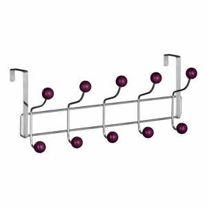 Bordowo-srebrny metalowy wieszak na drzwi 41 cm – Premier Housewares obraz