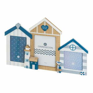 Szklana ramka ścienna 43x27 cm Houses – Casa Selección obraz