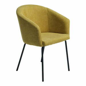 Musztardowe krzesło Easton – Unique Furniture obraz