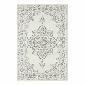 Szaro-kremowy dywan odpowiedni na zewnątrz NORTHRUGS Tilos, 80x150 cm obraz
