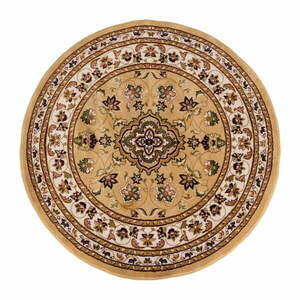 Beżowy okrągły dywan ø 133 cm Sherbone – Flair Rugs obraz