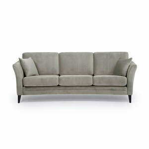 Beżowa aksamitna sofa Scandic Eden, 237 cm obraz