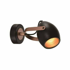 Czarny metalowy kinkiet Anica – Candellux Lighting obraz