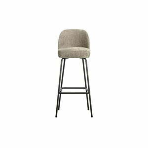 Kremowy aksamitny hoker 103 cm Vogue – BePureHome obraz