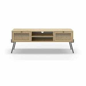Szafka pod TV w dekorze dębu 140x51 cm Ecrin – Marckeric obraz