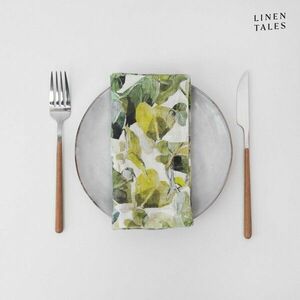 Serwetki zestaw 2 szt. lniane Lotus – Linen Tales obraz