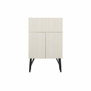 Kremowa szafka na wino z litego drewna sosnowego liczba butelek 16, 90x146 cm Miller – WOOOD obraz