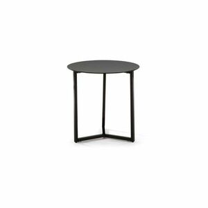 Czarny stolik Kave Home Marae, ⌀ 50 cm obraz