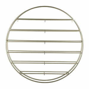 Wiszący metalowy regał na wino w kolorze złota liczba butelek 12 80x80x9 cm Redondo – PT LIVING obraz