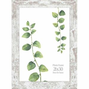 Jasnoszara ramka ścienna Styler Narvik, 27x36 cm obraz