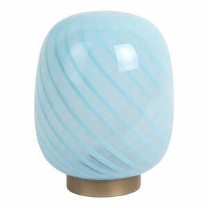 Jasnoniebieska lampa stołowa ze szklanym kloszem (wysokość 20 cm) Summer Globe – Leitmotiv obraz