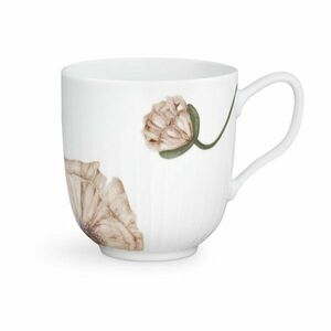 Biały porcelanowy kubek Kähler Design Hammershøi Poppy, 330 ml obraz