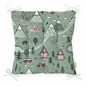 Poduszka na krzesło z domieszką bawełny Minimalist Cushion Covers Village, 40x40 cm obraz