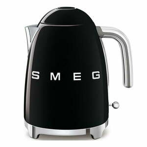 Czarny czajnik elektryczny ze stali nierdzewnej 1, 7 l Retro Style – SMEG obraz