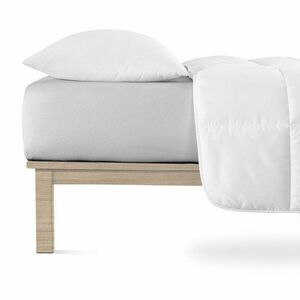 Jasnoszare dżersejowe prześcieradło z gumką 90x200 cm Boxspring – Andrea Simone obraz