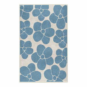 Niebieski dywan odpowiedni do prania 60x100 cm Blue Meadow – Mila Home obraz