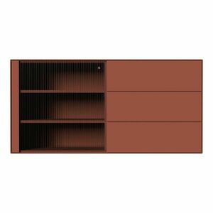 Ceglana komoda wisząca 120x59 cm Edge by Hammel – Hammel Furniture obraz