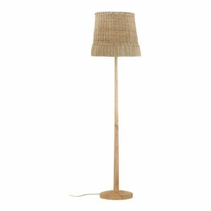 Lampa stojąca z rattanowym kloszem (wysokość 160 cm) Kakasi – Bloomingville obraz