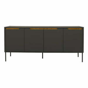 Czarna komoda Tenzo Switch, 173x76 cm obraz