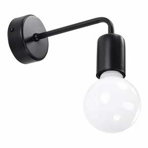 Czarny kinkiet Nice Lamps Donato obraz