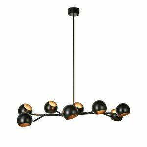 Czarna lampa wisząca z metalowym kloszem Edgar – Markslöjd obraz