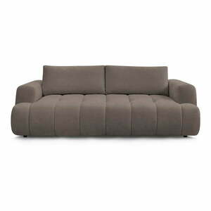 Szarobrązowa rozkładana/ze schowkiem sofa 251 cm Fuji – Bobochic Paris obraz