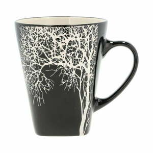 Czarny kamionkowy kubek 350 ml Hela – Villa Collection obraz