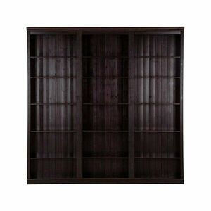Brązowy regał z litego drewna sosnowego 222x223 cm Anita – Støraa obraz