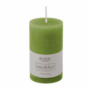 Zielona świeczka Rustic candles by Ego dekor Rust, 38 h obraz
