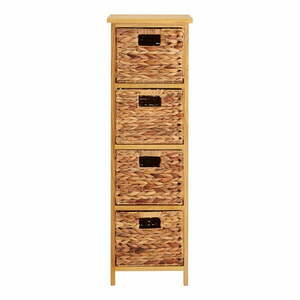 Wysoka komoda z litego drewna paulowni 32x100 cm – Premier Housewares obraz