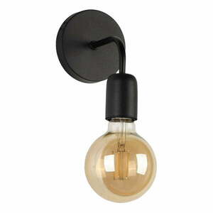 Czarny metalowy kinkiet Mosso – Squid Lighting obraz