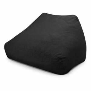 Czarny sztruksowy worek do siedzenia Sofa Snug – SLOWDOWN obraz