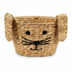 Dziecięcy kosz na zabawki z hiacyntu wodnego w naturalnym kolorze ø 35x26 cm Rabbit – Compactor obraz
